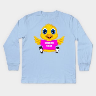 Clog Chick Kids Long Sleeve T-Shirt